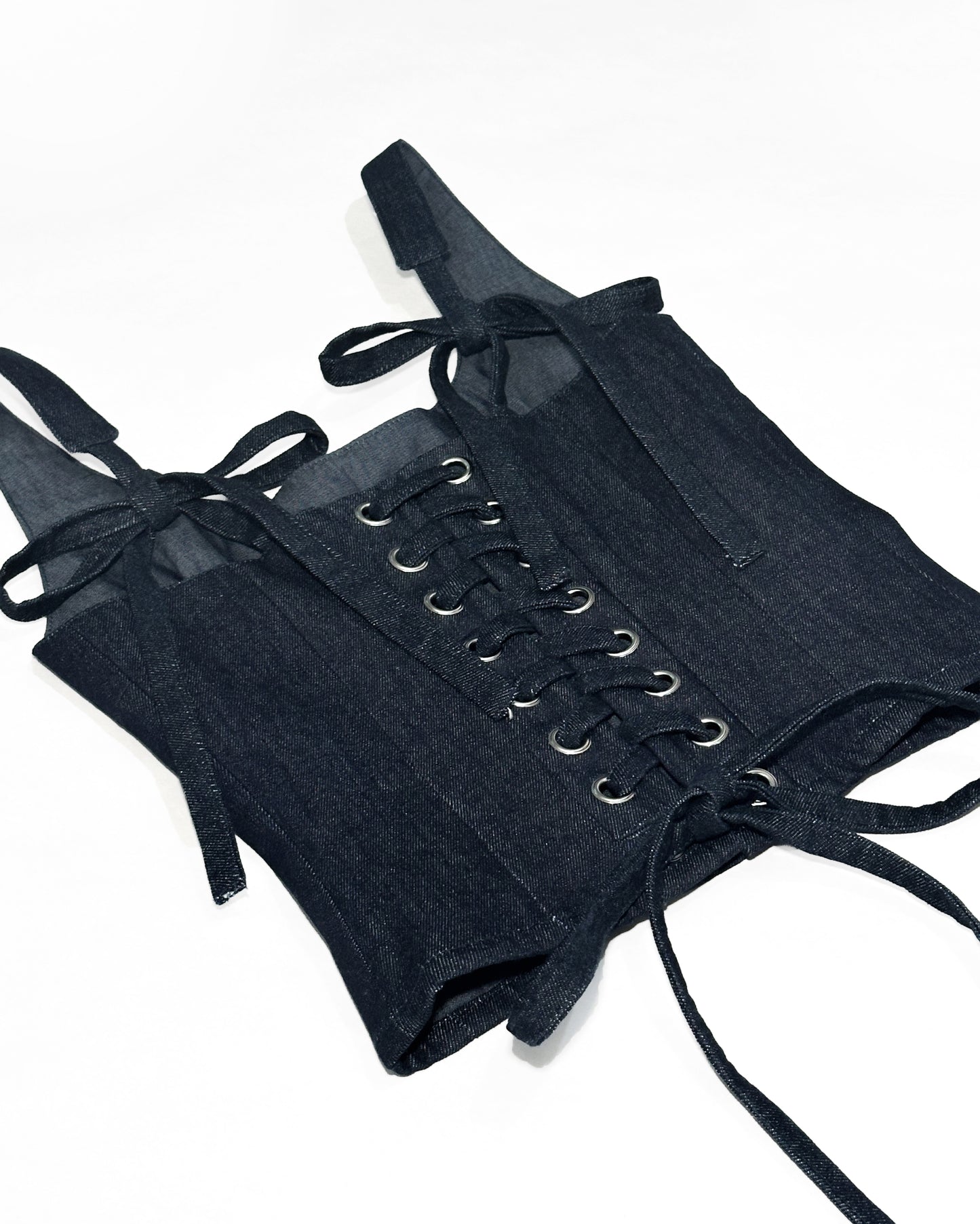 evelia top denim