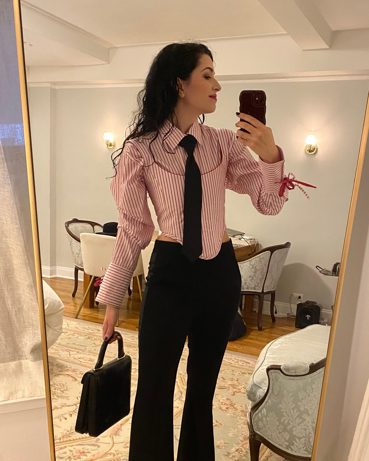 reimagined custom corset + shirt set