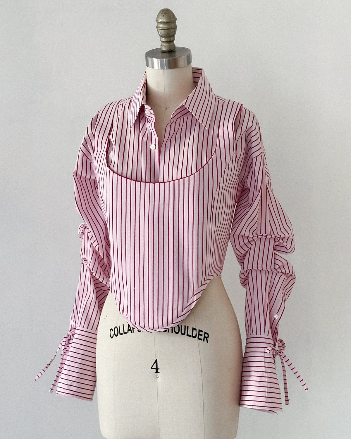 reimagined custom corset + shirt set
