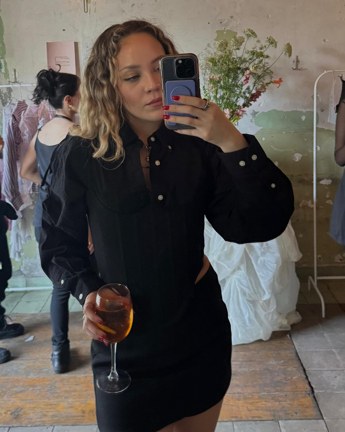 reimagined custom corset + shirt set