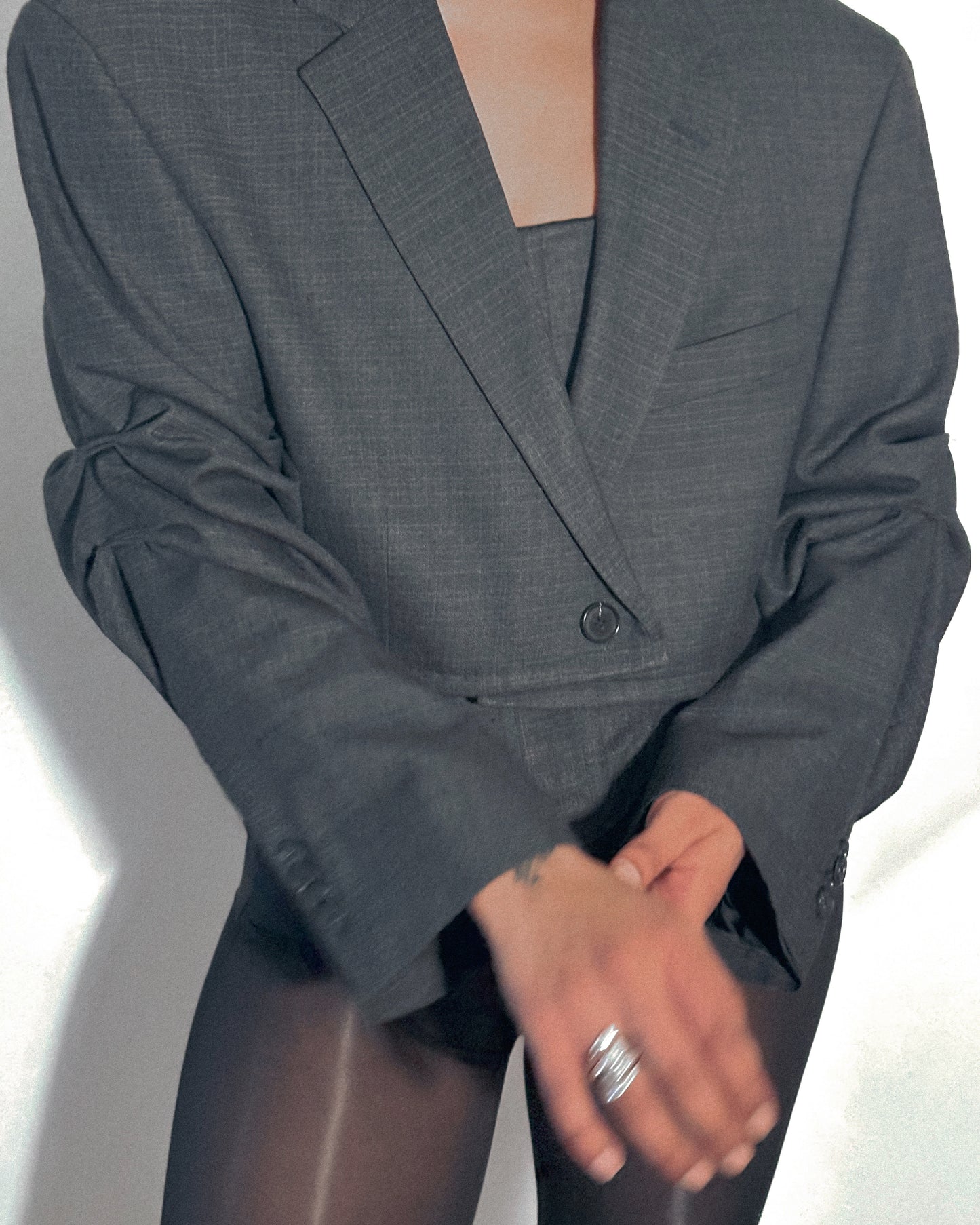 reimagined custom corset + blazer set (limited)